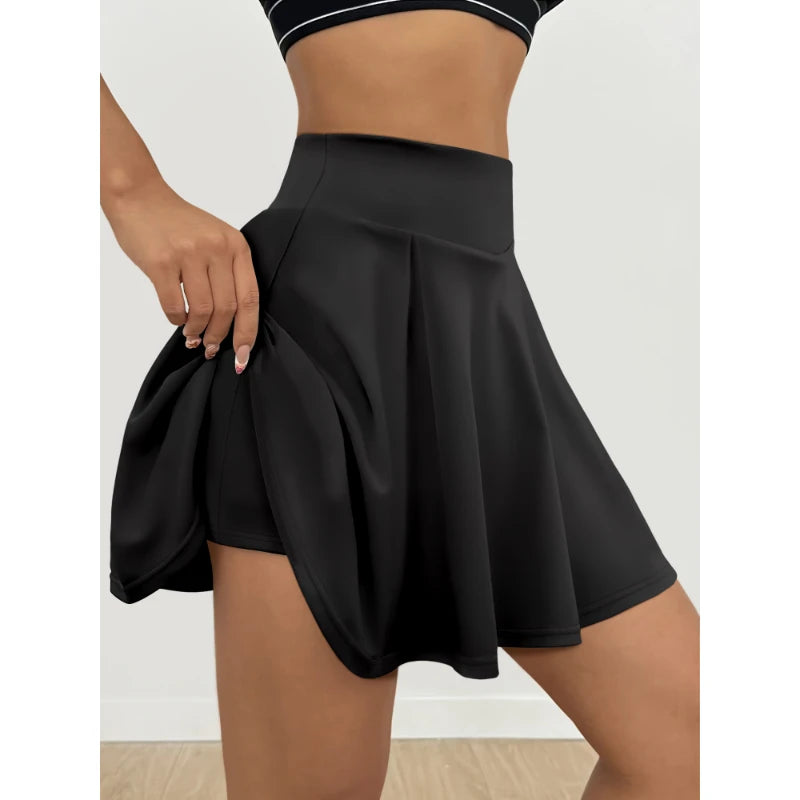 Female Half Body Skirt Hundreds of Skin Friendly Soft and Comfortable Pleated Skirt Casual Slim Solid Colour Skirt and Pants