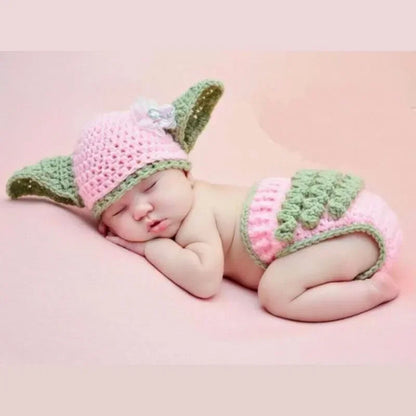 Newborn Photography Props New Born Baby Crochet Knit Costume Accessories Infant Photo Shoot Clothes Newborn Shooting