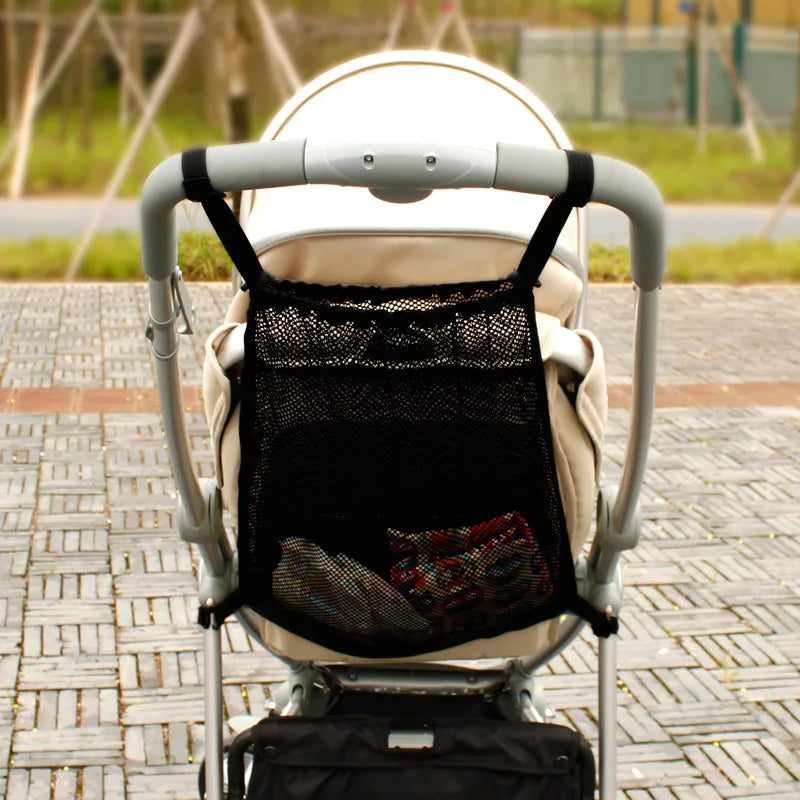 Baby Stroller Organizer Hanging Net Pram Storage Bag Baby items Stroller Accessories