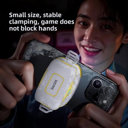 Magnetic Phone Semiconductor Cooler with Rechargeable Battery - 3000mAh Portable Phone Cooler for Gaming & Live Streaming, Clip-