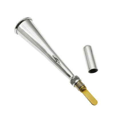 AD Foghorn Stainless Steel Fog Horn Boat Foghorn Handheld Foghorn with Removable Mouthpiece for Yacht Marine Safety