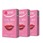 Oral PRO MultiPurpose Condoms No Reservoir Ultra Thin Front Internal Dotted Natural Latex 10pcs-50pcs Men ExtraSensation Beilile