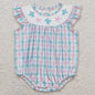 New Fashion Baby Infant Girls Rompers Bow Pink Flutter Sleeve Rompers Boutique Toddler Girls Bubble Rompers Onesie Wholesale Hot