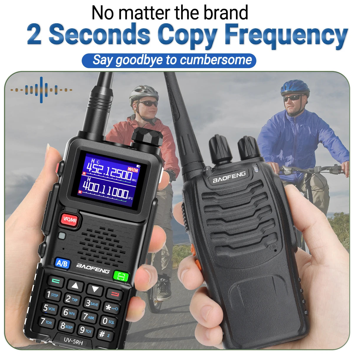 Baofeng UV 5RH 10W Air Band Walkie Talkie Long Range Wirless Copy Frequency Type-C Baofeng UV 5R MINI UV 21 PRO 2 Way Ham Radio