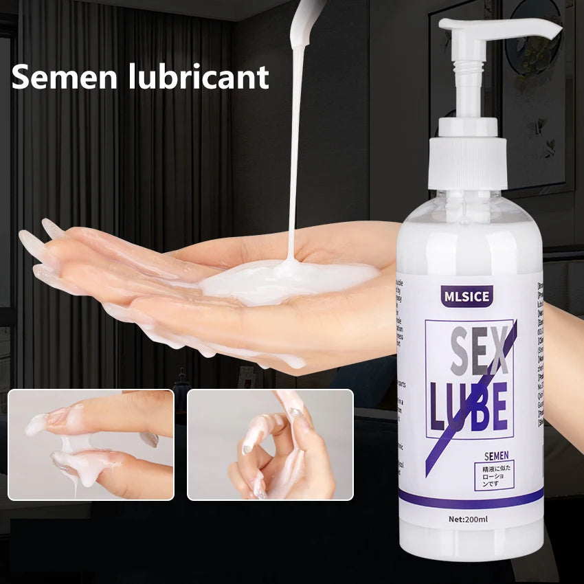 Sex Lube Anal Lubricant Silicone-Based & Water-Based Safe Personal Intimate Semen Lubrication Sexy Toy Gel Women Men 200ml/300ml
