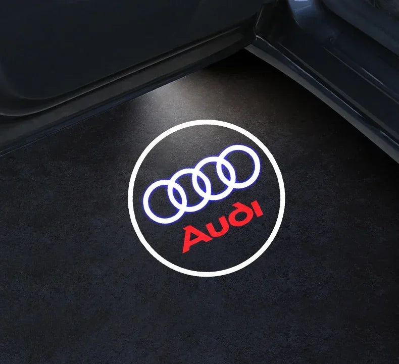 2025 Car Door Welcome Light Led HD Projector Lamp For Audi A3 A4 B8 8P 8V A6 C7 A5 Q5 B7 B6 B9 SLINE QUTTRO RS Q3 Q7 S3 S4 S5 S6