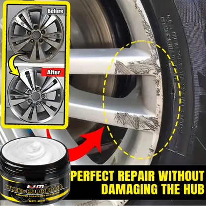 Automobile Hub Scratch Repair Paste, Aluminum Alloy Wheel Rim Chrome Restoration Agent, Tire and Hub Scratch Restoration Paint