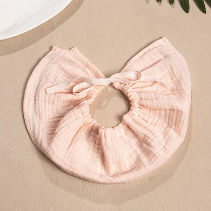 New Cute Drawstring Baby Bibs Newborn Cotton Gauze Saliva Towel Burp Cloths Bandana Scarf for Boy Girl Soft Feeding Drool Bib