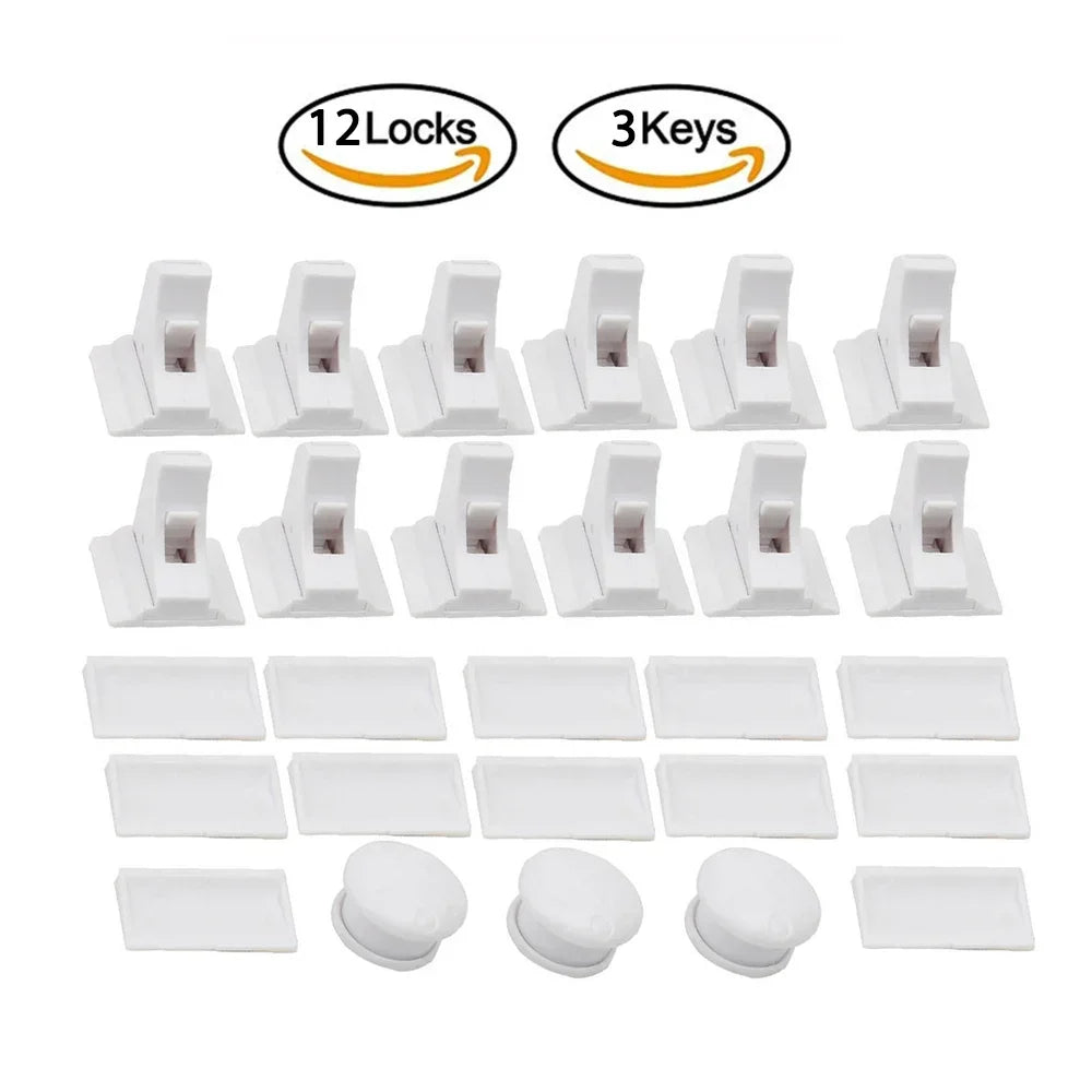 No Drills, No Tools Required - Our Magnetic Child Safety Locks are Easy to Install and Perfect for Cabinets and Drawers