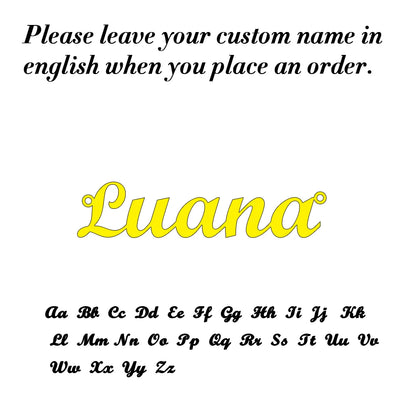 Personalized Customization Name Earrings For Women Stainless Steel Women's Fashion Earrings Jewelry Gift for Lovers