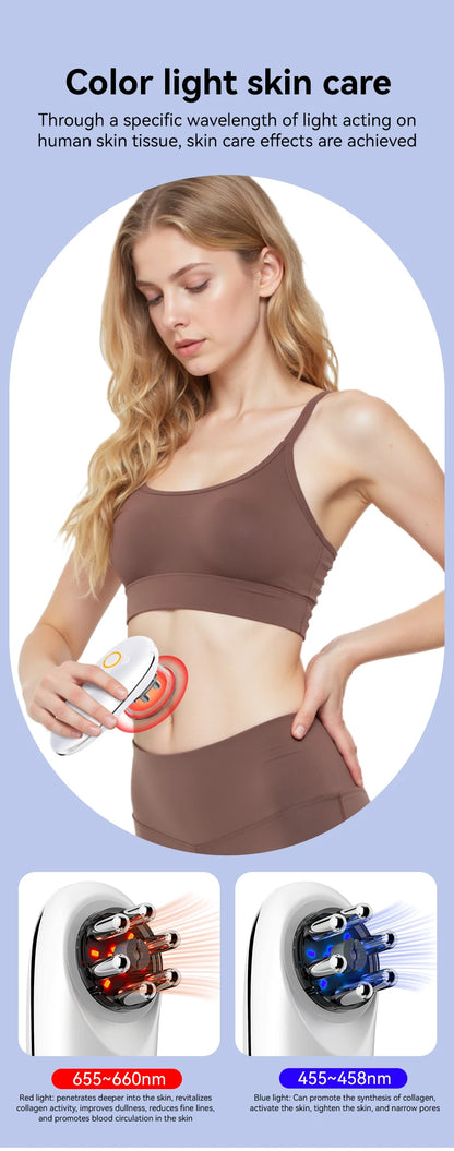 Face & Body Sculpting Massager Anti Cellulite Facial Machine Fat Burner Shaping Slimming Device Lose Weight Beauty Massage Tools