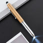 New 3in1 Multi-function Pen Capacitive Pen with LED Light 1.0mm Ballpoint Pen Stationery Screen Touch Gadgets Construction Tools