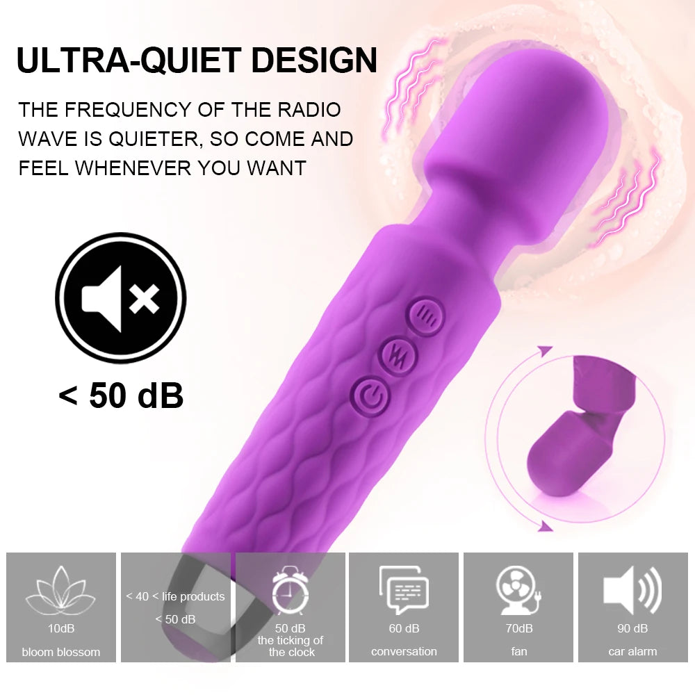 Wireless Dildos AV Vibrator Magic Wand for Women Clitoris Stimulator G Spot Massager Vibrator Female Masturbator Adult Sex Toys