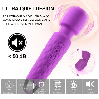 Wireless Dildos AV Vibrator Magic Wand for Women Clitoris Stimulator G Spot Massager Vibrator Female Masturbator Adult Sex Toys