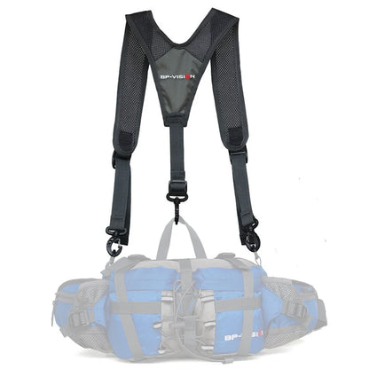 Hiking Strap Ergonomics Back Bear Polyamide Breathable Straps For Running Adjustable Buckle Outdoor Camping Accessories NEW