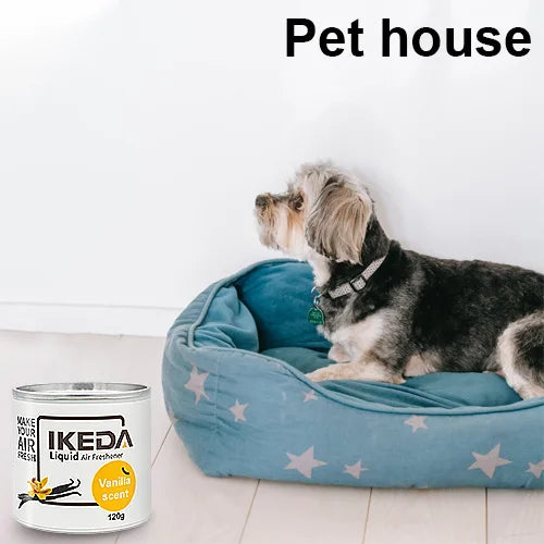 IKEDA Liquid Air Freshener - 120 grams. Provides fresh fragrance for both Car and indoor air, effectively deodorizes