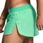 Men's Casual Shorts Side Fork Button Design Outdoor Aro Pants Mesh Breath Summer Beach Board Shorts Teenager Home Jog Gym Trunks