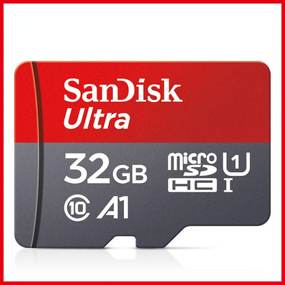 100% Original SanDisk Memory Card 256GB 128GB 64GB 32GB A1 Micro SD Card Class 10 UHS-1 TF Flash Card for Samrtphone/PC