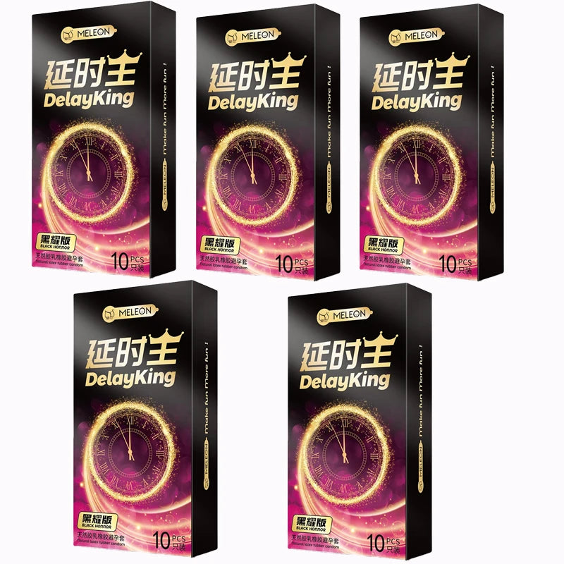 10/30/50pcs Delayed Ejaculation Condoms for Men,Long Lasting Particle Penis Sleeve,Moisturizing Latex Condom for Adults Sex Toys