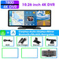 7/10.26" Wireless Carplay Screen for Car,5G Wifi Dash Cam 4K Car DVR,Android Auto Dual Lens GPS Navigation Video Recorder,FM AUX