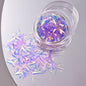 11pcs Aurora Glass Nail Foil Sticker Ice Cube Broken Glass Paper Iridescent Nail Film Decals Chameleon Reflective Nail Stickers