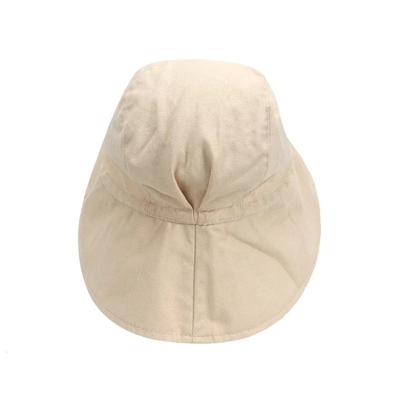 Baby SunHat Summer Boys Girls Bucket Hat Kids Cotton UV Travel Hats Child Big Brim Outdoor Beach Caps Fashion Casual Panama Cap