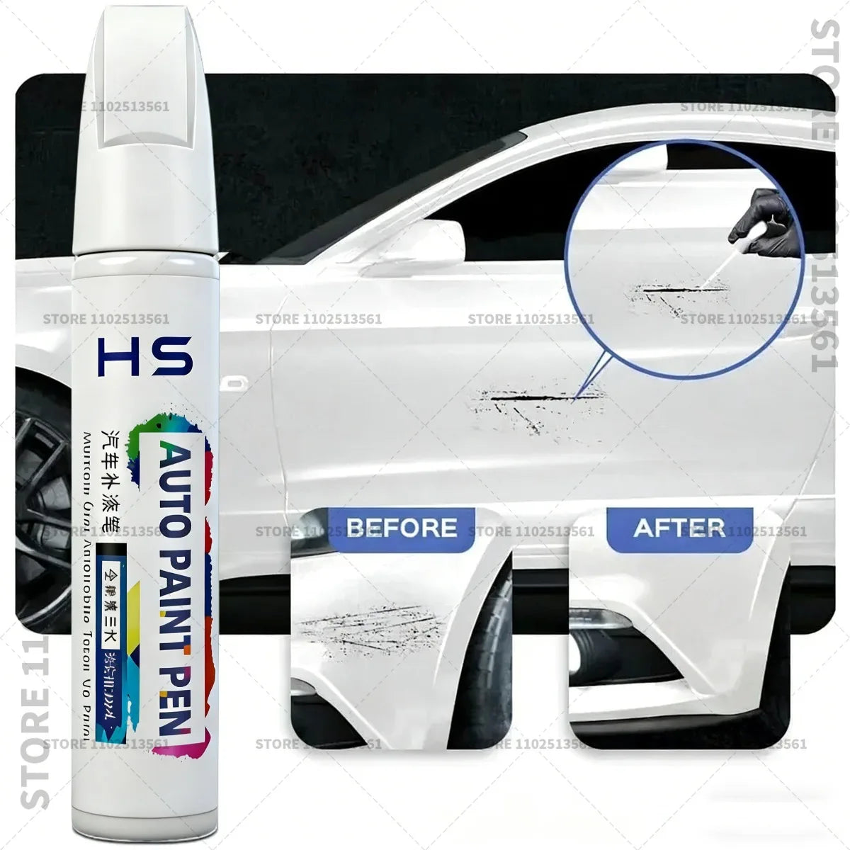 For 2019-2025 Mazda CX 30 Car Paint Repair Pen Touch Up Scratch Remover DIY Auto Accessories Blue White Red Polymetal Grey