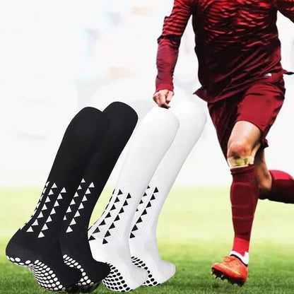 1/pcs Knee High Long Men Women Non Slip Grip Socks Football Basketball Baseball Rugby Soccer Cycling Running Tennis Towel Bottom