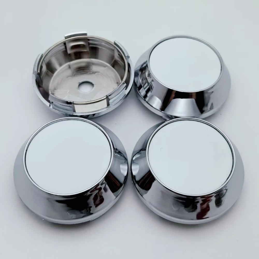 4pcs 60mm 64mm 65mm 68mm 69mm No Logo Emblem Car Wheel Center Caps Wheels Hub High Cap Rim Hubcaps Dust Cover Car Accessories