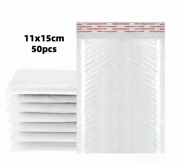 50/100Pcs Pearl Film Waterproof Bubble Bags, Thickened Self-Sealing Foam Envelope Courier Bags for Express Packaging,