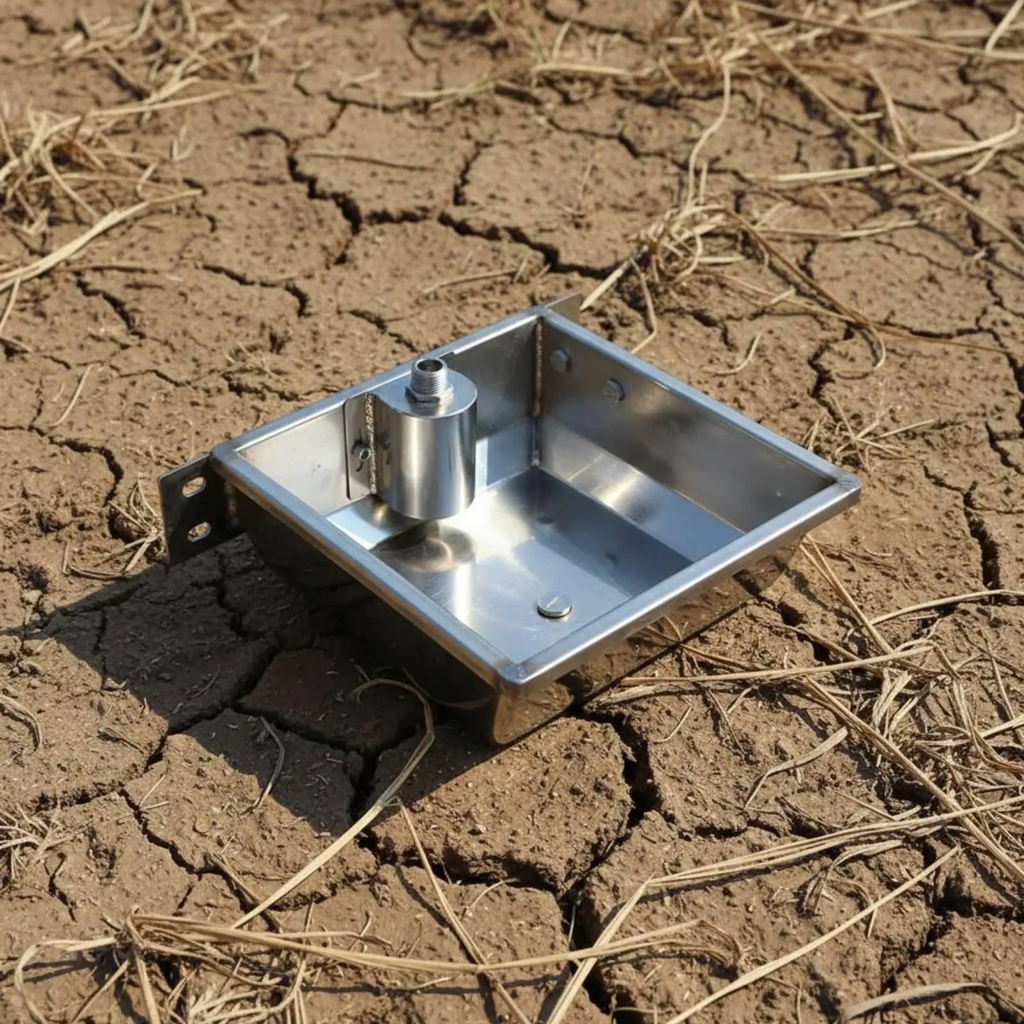 Livestock Drinking Vessel Large Capacity Stainless Steel Water Trough Automatic Refill Bowl for Sheep Goats Cattle Horse Barn