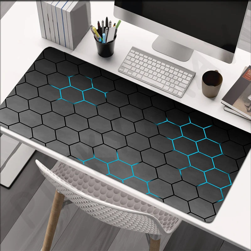 Large Gaming Mousepads Mouse Pad Computer Mousepad Geometric Mouse Mat 90x40cm Desk Pads For PC Keyboard Mats Table Rug