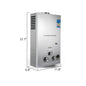 LPG 6L/8L/10L/12L/16L/18L Wasser Heizung 36KW Instant Liquefied Petroleum Gas Wasser heizung Edelstahl Kessel Kit Portable