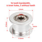 GT2 Idler Timing Pulley 16-tooth 20-Teeth with 3mm or 5mm Bore with Bearings for 3D Printer Parts Timing Belt 6mm 10mm