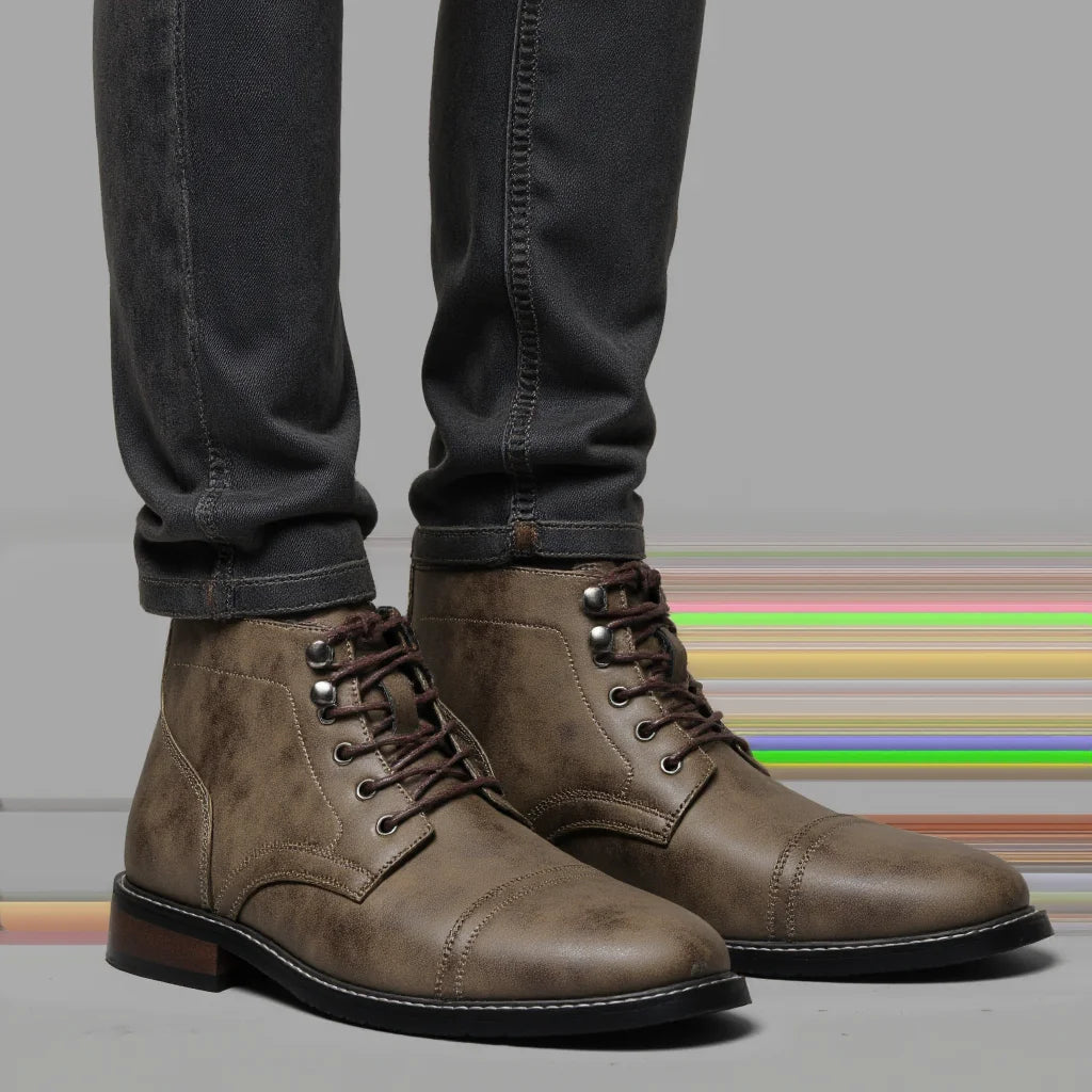 Men's Classical Leather Ankle Boots Comfortable Spring Fashion Men boots
