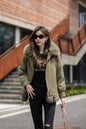 Upgraded 2023 Autumn/Winter omen's Pi vercomes Warm tras Coat Natural Fox Hair Fashion Wool Coat Temperament Slimming Inner Tank
