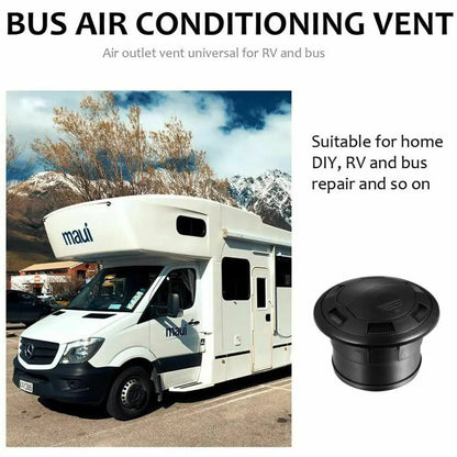 Universal 10cm 2.76 Inch Round Car Air Outlet Vent for RV Bus Boat Yacht Auto Replacement Parts Air Conditioning Vent Grille