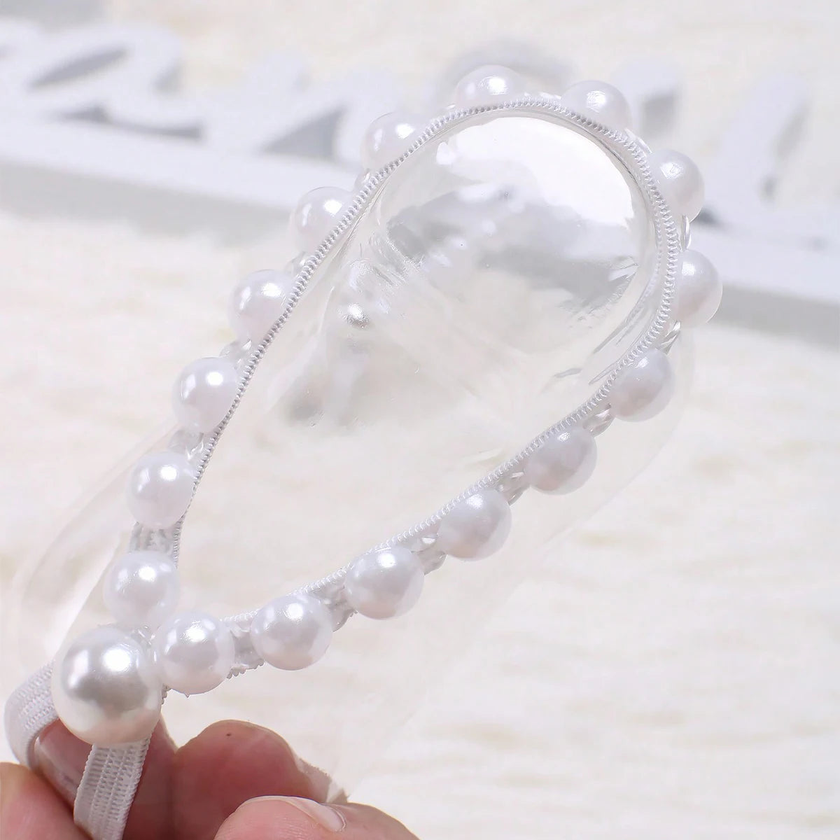 Ylsteed Newborn Girl Pearl Barefoot Sandals Infant Photography Accessories Baby Girl's Photography Props Foot Shoes