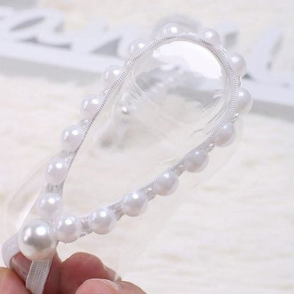 Ylsteed Newborn Girl Pearl Barefoot Sandals Infant Photography Accessories Baby Girl's Photography Props Foot Shoes