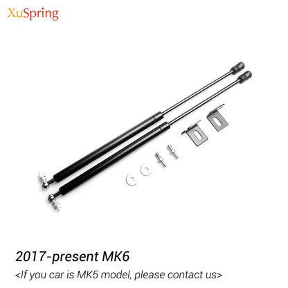 For VW Polo 2019-2025 AW MK6 Refit Bonnet Hood Gas Spring Shock Lift Strut Bars Support Hydraulic Rod Car-styling
