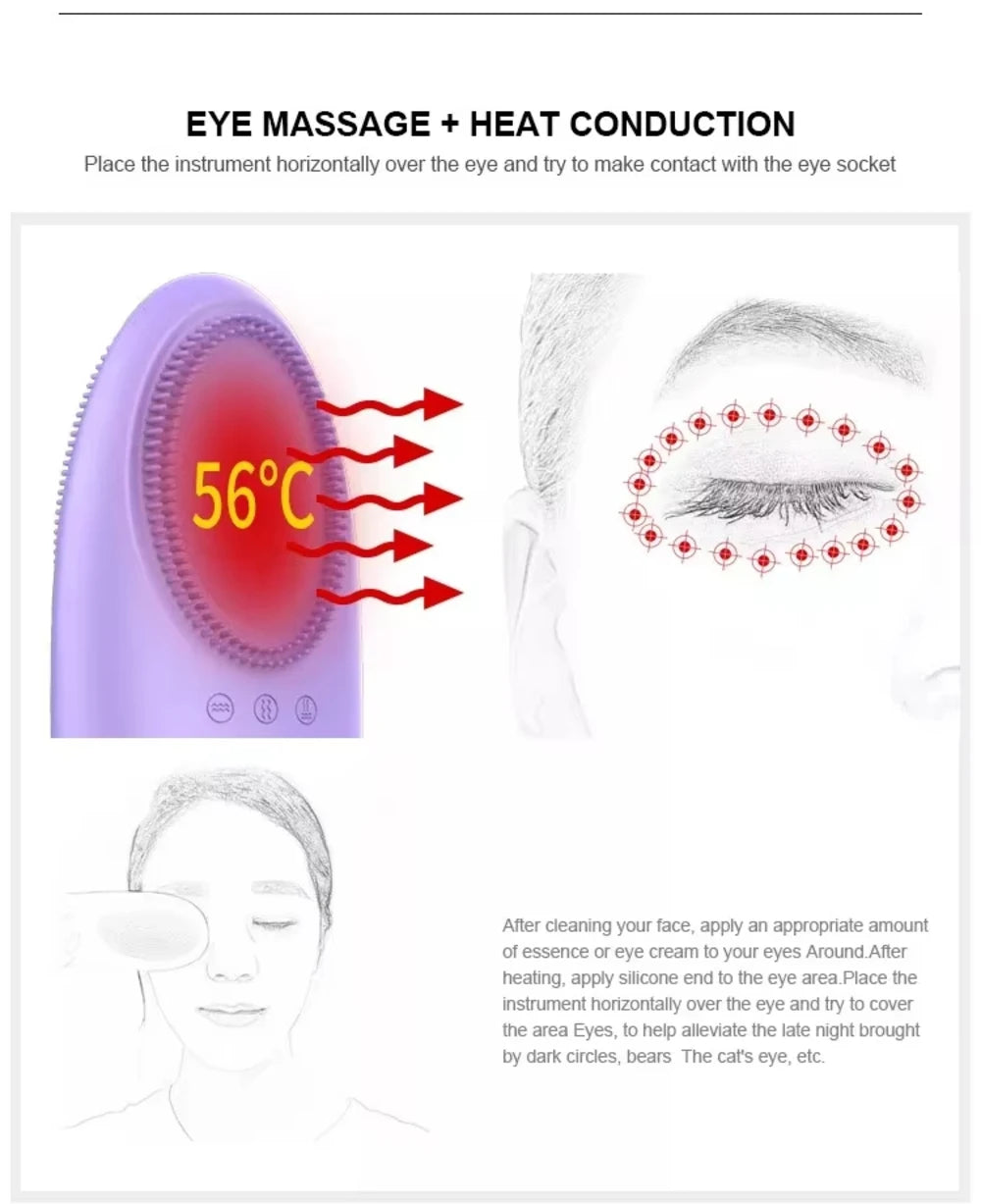 Beauty Massage Tool for Face and Neck Facial Tool Metal Rolling Head Facial Clean and Massage Roller