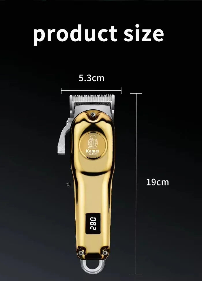 Kemei KM-2628 KM-678 KM-2024 USB Rechargeable Hair Clipper Professional Cordless Men Hair Trimmer Men's Hair Cutting Machine