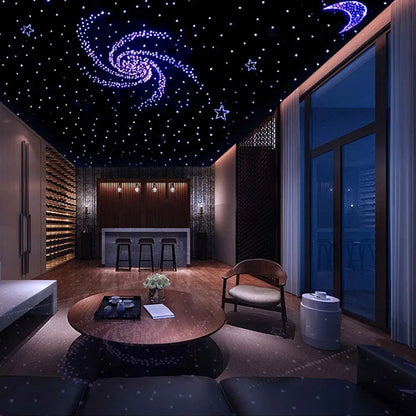 RGBW 1/2/4 split machine Car Roof Star Light APP Control Fiber Optic Star Ceiling Light Starry Sky ceiling for Car Home