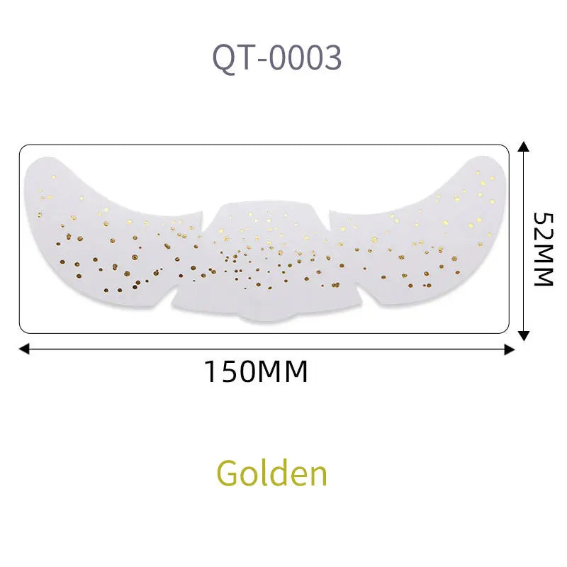 1pc Hot Stamping Freckles Makeup Sticker Metallic Radiation Golden Silver  Fake Freckles Temporary Tattoo Stickers Face Makeup