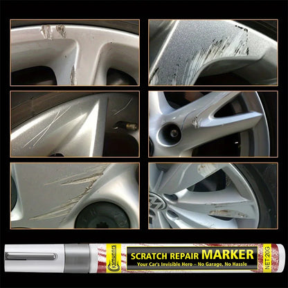 1pc Touch Up Paint Wheel Scratch Fix Cars Rim Scratch Repair Pen Portable Quick And Easy For Car Wheel