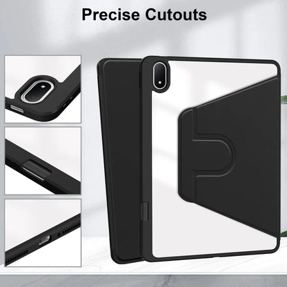 Tablet Case For OnePlus Pad 3 2Pro Oppo Pad 4 4Pro 13.2 IN with Pen Holder 360° Rotating Clear Hard Stand Flip  Shockproof Cover