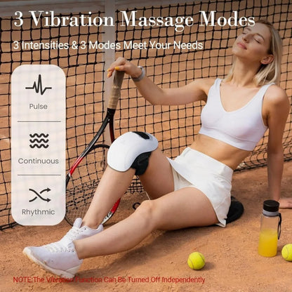 Wireless Smart Knee Massager 3-in-1 Hot Compress Knee Massager Infrared Heat and Knee Pain Relief Elbow Shoulder Massagers