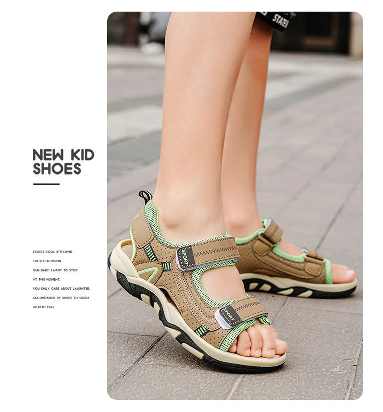 Breathable Children's Sandals Beach Shoes Boys Outdoor Sports For Kid's Girls Students Casual Sandals Anti-slip Flat Walking