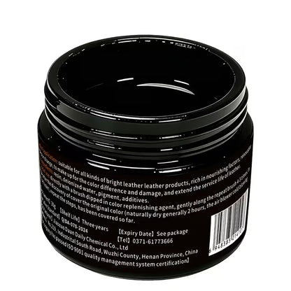 Leather Recoloring Balm, Brown Leather Dye for Shoes, Furniture & Bags（30g）