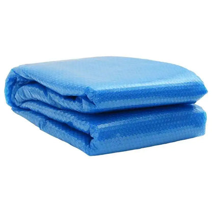 197' X 118' Rectangular Pool Cover, Blue PE Leaf & Debris Protector for Above/In-Ground Swimming Pool with Tie-Downs, All-Season Pool Blanket for Summer & Winter